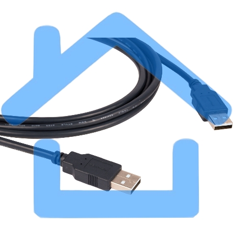 Кабель USB-A 2.0 вилка-вилка, 4,6 м Кабель USB-A 2.0 вилка-вилка, 4,6 м-2