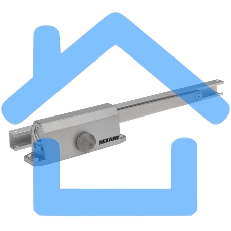 Доводчик дверной со скользящей тягой для установки на дверь весом до 65 кг-3