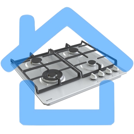 Газовая варочная поверхность Gorenje GW641XHF нержавеющая сталь-8