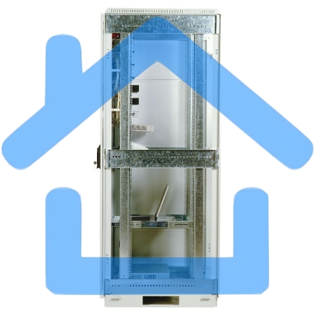 Шкаф телекоммуникационный напольный 42U (800x800) дверь металл (3 места), ШТК-М-42.8.8-3ААА-12