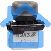 Кнопка КМЕ 4211м 1но+1нз цилиндр IP65 черный КЭАЗ 248243