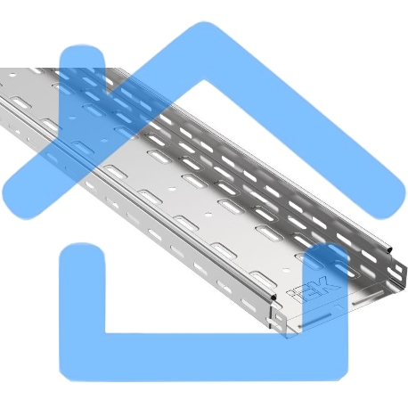 Лоток листовой перфорированный 150х50 L3000 сталь 0.7мм ИЭК CLP10-050-150-3