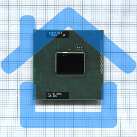 Процессор Socket 988 Core i5-2410M 2300MHz (Sandy Bridge, 3072Kb L3 Cache, FSB 5GT/s, SR04B) с разбора