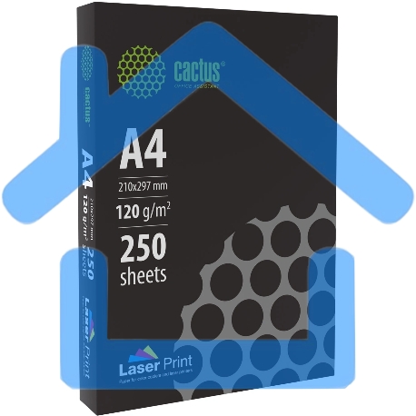 Бумага Cactus CS-LPA4120250 A4/120г/м2/250л./белый для лазерной печати-1