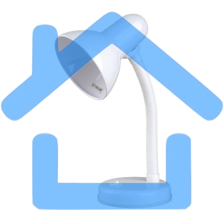 Camelion KD-301 С01 белый (Светильник настольный,230V 60W)