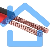 Кабель акустический Proconnect 2х0,75 мм², красно-черный, бухта 100 м