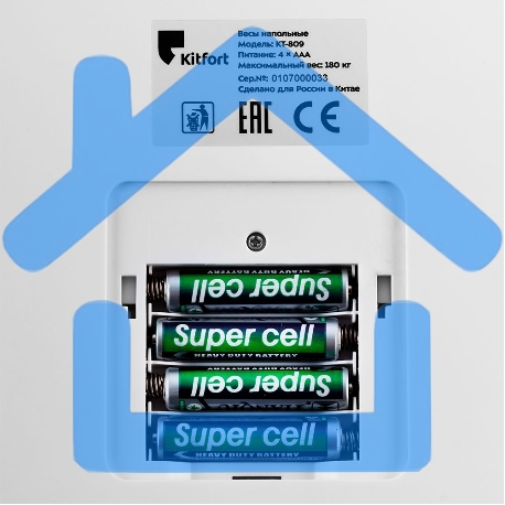 Весы напольные электронные Kitfort KT-809 макс.180кг черный-7