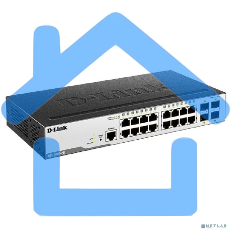  Коммутатор D-Link DGS-3000-20L/B1A-8