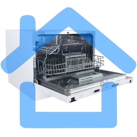 Встраиваемая посудомоечная машина Maunfeld MLP-06IM, белый, 55 см, 6 компл., 49 дБ, класс A+-10