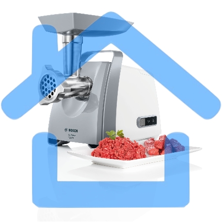 Мясорубка Bosch ProPower MFW66020 1800Вт белый/серый-2