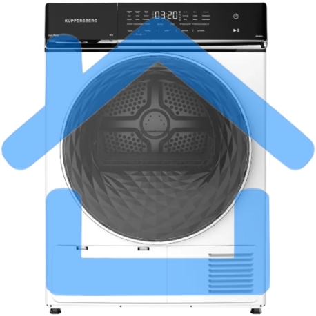 Сушильная машина Kuppersberg DM 650 W белый, 8 кг, сушка - тепловой насос, программ - 15, 59.5 x 84.5 x 63.5 см-1