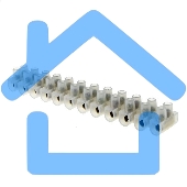 Колодка клеммная 6мм 6А EKF plc-KK-6-6