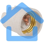 Патрон Iek EPC10-04-01-K01 Пкр27-04-К43 подвесной керамический, Е27, стикер на изделии, IEK