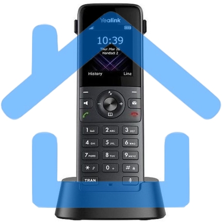 Телефон DECT-трубка Yealink W73H SIP-трубка для W70B/W73P/W76P/W79P/W80B/W90B-1