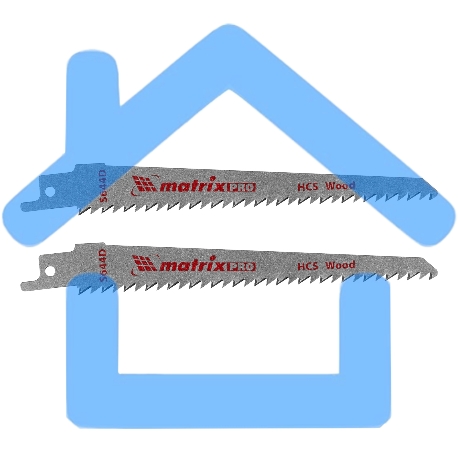 Полотна по дереву Matrix для сабельной пилы S644D 125 / 4,3 мм, HCS, 2 шт., PRO-5