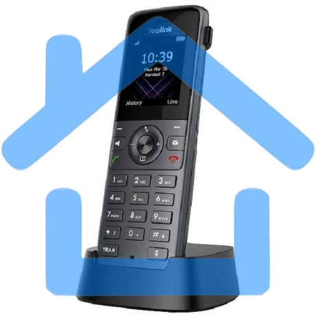 Телефон DECT-трубка Yealink W73H SIP-трубка для W70B/W73P/W76P/W79P/W80B/W90B-2