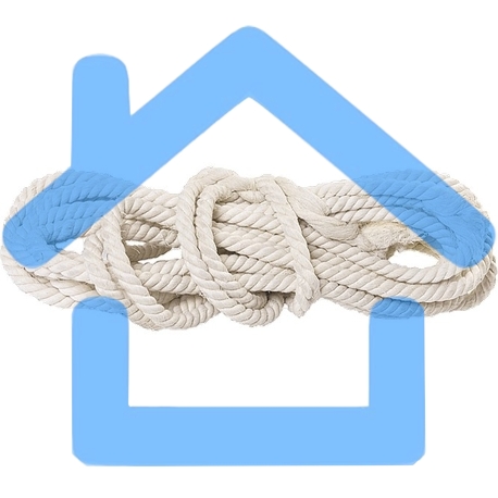 Веревка х/б, 12 мм, L 11 м, крученая Россия Сибртех