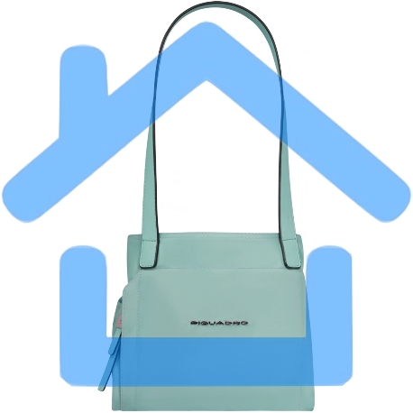 Сумка женская Piquadro Lyra BD6723W92T/VE с отделением для ноутбука мятный ткань/натур.кожа-6