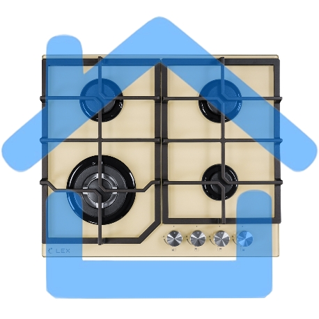 Газовая варочная поверхность LEX GVG 640-1 IV слоновая кость-1