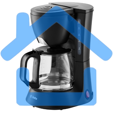 Кофеварка Delta DL-8153 черная