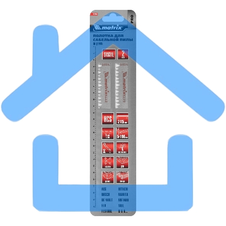 Полотна по дереву Matrix для сабельной пилы S644D 125 / 4,3 мм, HCS, 2 шт., PRO-2