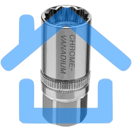 Головка торцевая свечная, магнитная,12-гранная, 21 мм, под квадрат 1/2