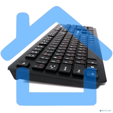 Комплект клавиатура+мышь проводные Gembird KBS-9050, черный,104кл, 3кн., каб.1.5м-2