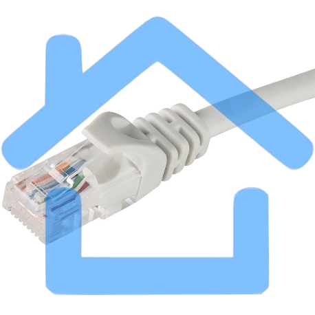 Коммутационный шнур ITK (патч-корд), кат.5Е UTP, LSZH, 1м, серый-3