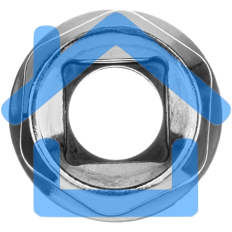 Головка торцевая свечная, магнитная,12-гранная, 21 мм, под квадрат 1/2