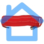 Шланг спиральный для пневмоинструмента MATRIX 5700410м с быстросъемными соединениями