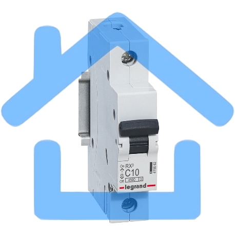 Выключатель автоматический 4,5ka 10а 1п C RX3 Авт.выключатель 4,5кА 10А 1П C Rx3