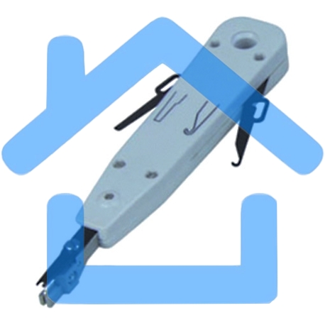 Инструмент ITK для заделки витой пары, тип Krone с крючками серый-2