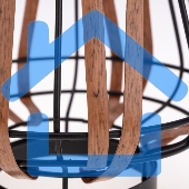 Светильник садовый Rexant Тростник, 22,5см, 3000К, встроенный аккумулятор, солнечная панель, коллекция Бали