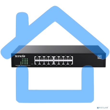 Коммутатор облачный управляемый Tenda TEG2216D 16x1 Гбит/с, металлический корпус-1