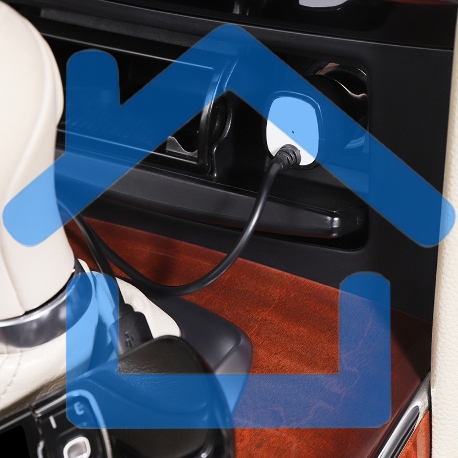 Автозарядка в прикуриватель Rexant microUSB (АЗУ) (5 V, 1000 mA) шнур спираль 1.2 м черный-2