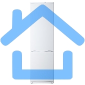 Холодильник Atlant ХМ-6026-031 белый двухкамерный 272/101л морозилка снизу