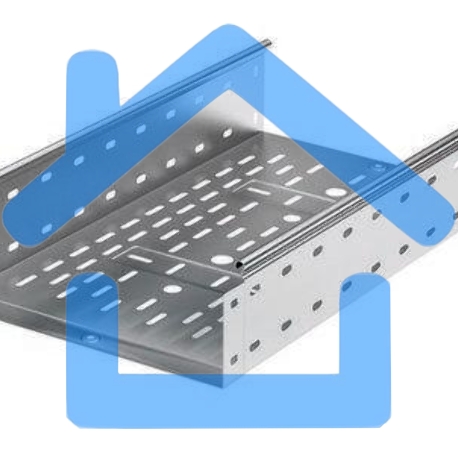 Лоток листовой перфорированный 200х80 L3000 сталь 0.8мм ДКС 35304