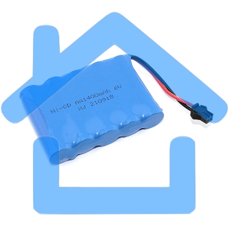 Аккумулятор Ni-Cd 6V 1400 mAh AA Flatpck разъем SM
