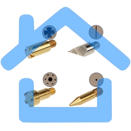 Выжигатель Rexant (набор паяльник-выжигатель), 6 насадок, подставка, 230 В/30 Вт-3