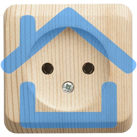 Розетка 1-м ОП Этюд Дача 16А IP20 без заземл. сосна SchE PA16-001D