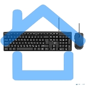 Комплект клавиатура + мышь CBR KB SET 709, USB. Клавиатура: 104 кл., офисн., 1,5 м. Мышь: 1000 dpi, 3 кн., 1,5 м