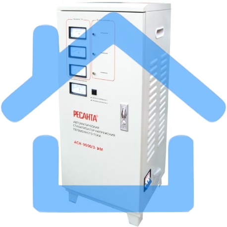 Стабилизатор напряжения Ресанта ACH-9000/3-ЭМ электромеханический трехфазный серый