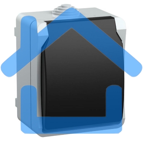 Розетка ИЭК Форс РСб20-3-ФСр1м с/з открытой установки-1