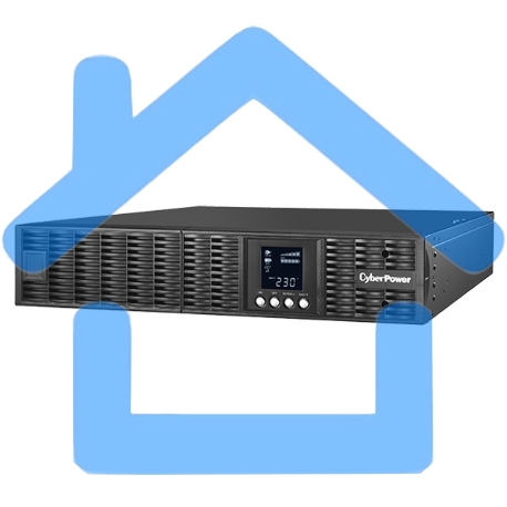 Источник бесперебойного питания Online CyberPower OLS1000ERT2U 1000VA/900W USB/RS-232/EPO/SNMPslot/RJ11/45/ВБМ (6 IEC С13)