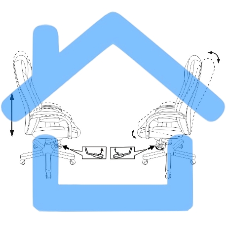 Кресло руководителя Бюрократ T-9923WALNUT/BLACK черный, кожа, крестовина дерево-5