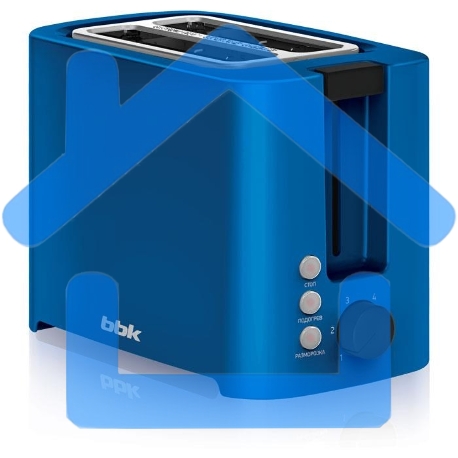Тостер BBK TR81M синий