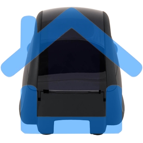 Принтер наклеек Mertech MPRINT LP80 EVA прямая термопечать, 203 dpi, 100 мм/сек, RS-232, USB, черный-2