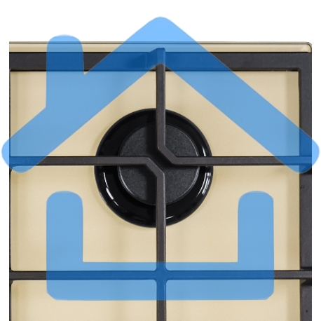 Газовая варочная поверхность LEX GVG 640-1 IV слоновая кость-3