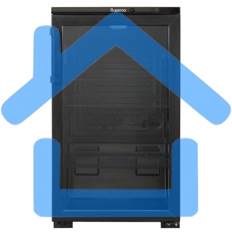 Холодильная витрина Бирюса Б-L102 черный однокамерный 115 л