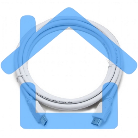 Кабель Cablexpert HDMI CC-HDMI4-W-10, 19M/19M, v2.0, медь, позол.разъемы, экран, 3 м, белый, пакет-2